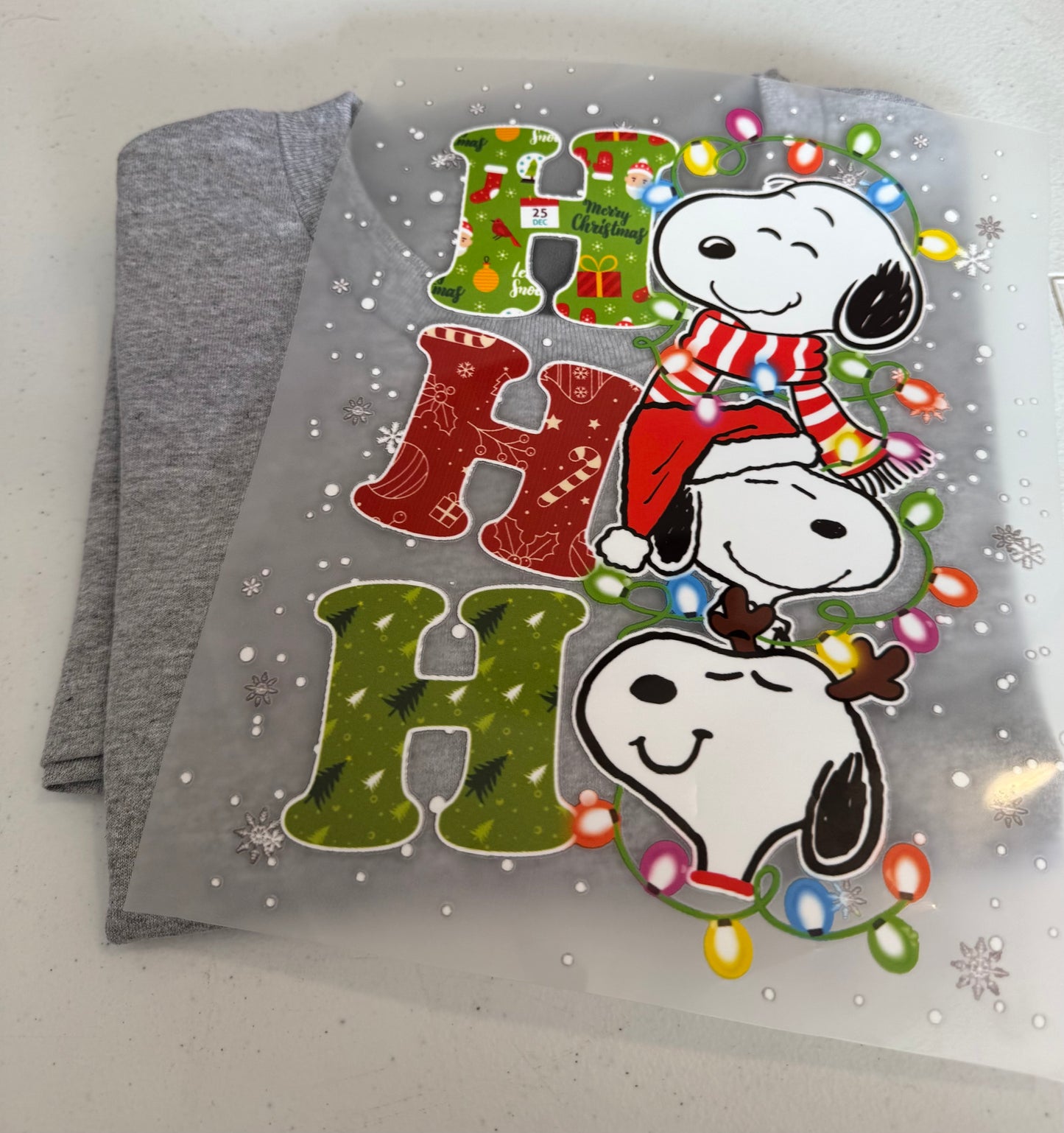 HoHo Dog - Long Sleeve | Gray - Ash Long sleeve Fleece Crew Neck