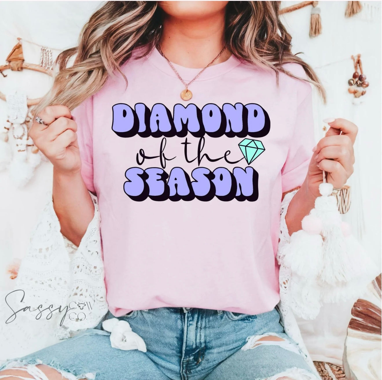 T-Shirt | Diamond Of The Season! Glitter Design!
