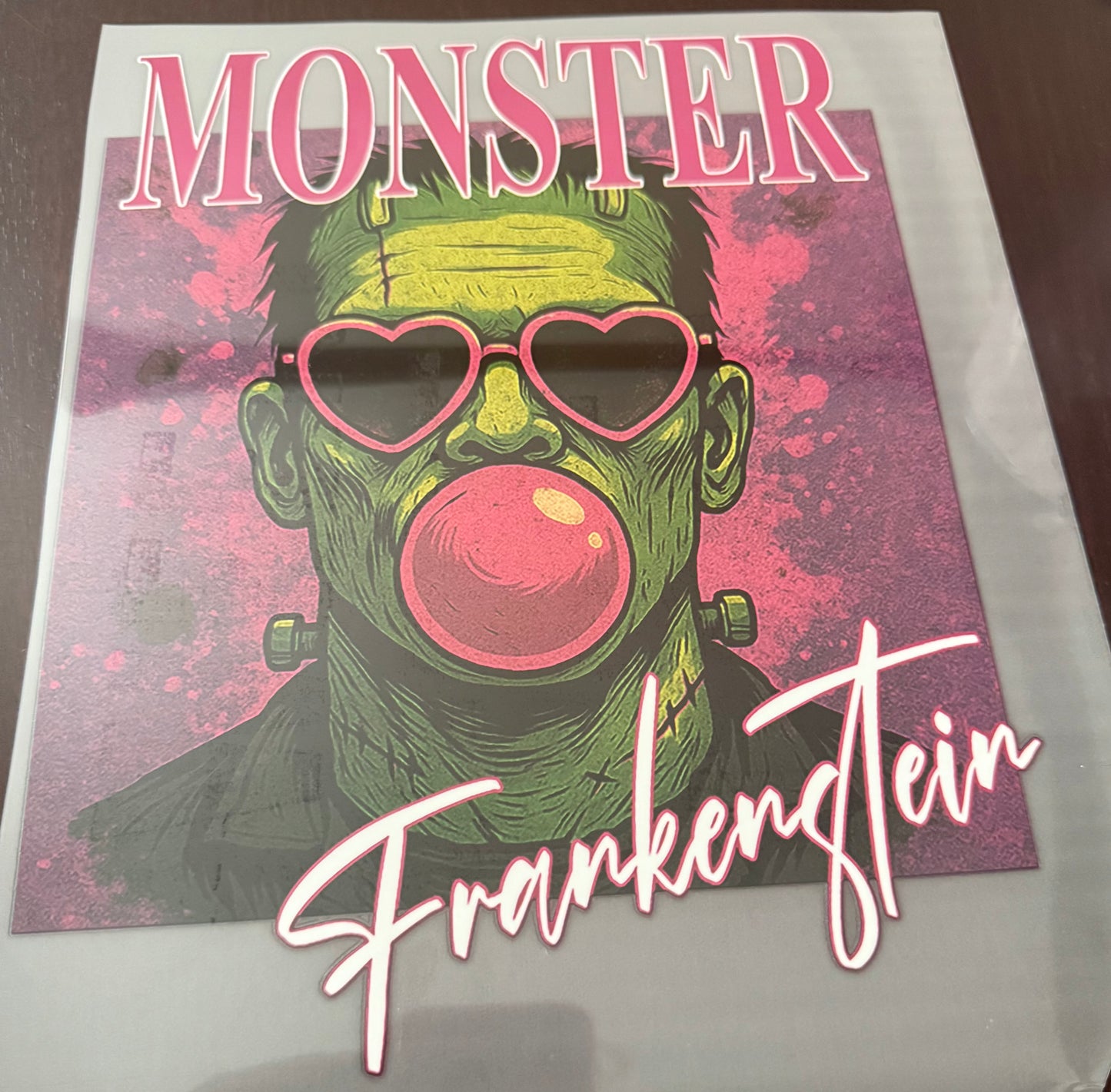 Monster Frankenstein Black T-Shirt, Halloween