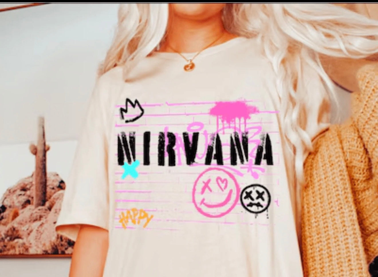 Nirvana - T-Shirt! Fave Music Artist, Rock, Alternative Shirt!