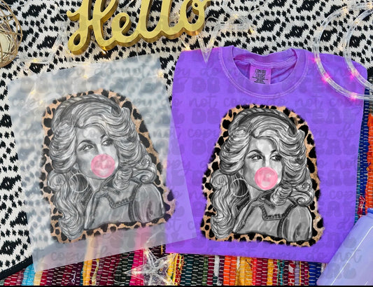 Dolly Bubble Gum T-Shirt! Purple
