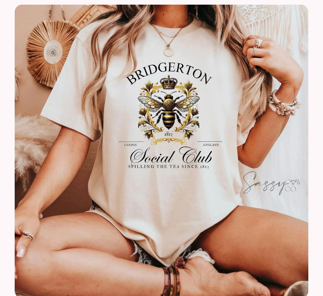 T-Shirt - Bridgerton Social Club - Glitter Design!