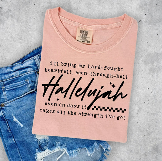 Long Sleeve or T-Shirt | Hallelujah Saying