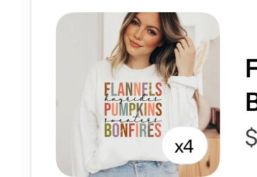 Ash Grey- Long Sleeves | Sweater | Fall - Flannels, Pumpkins & Bondfires Sayings Shirt!