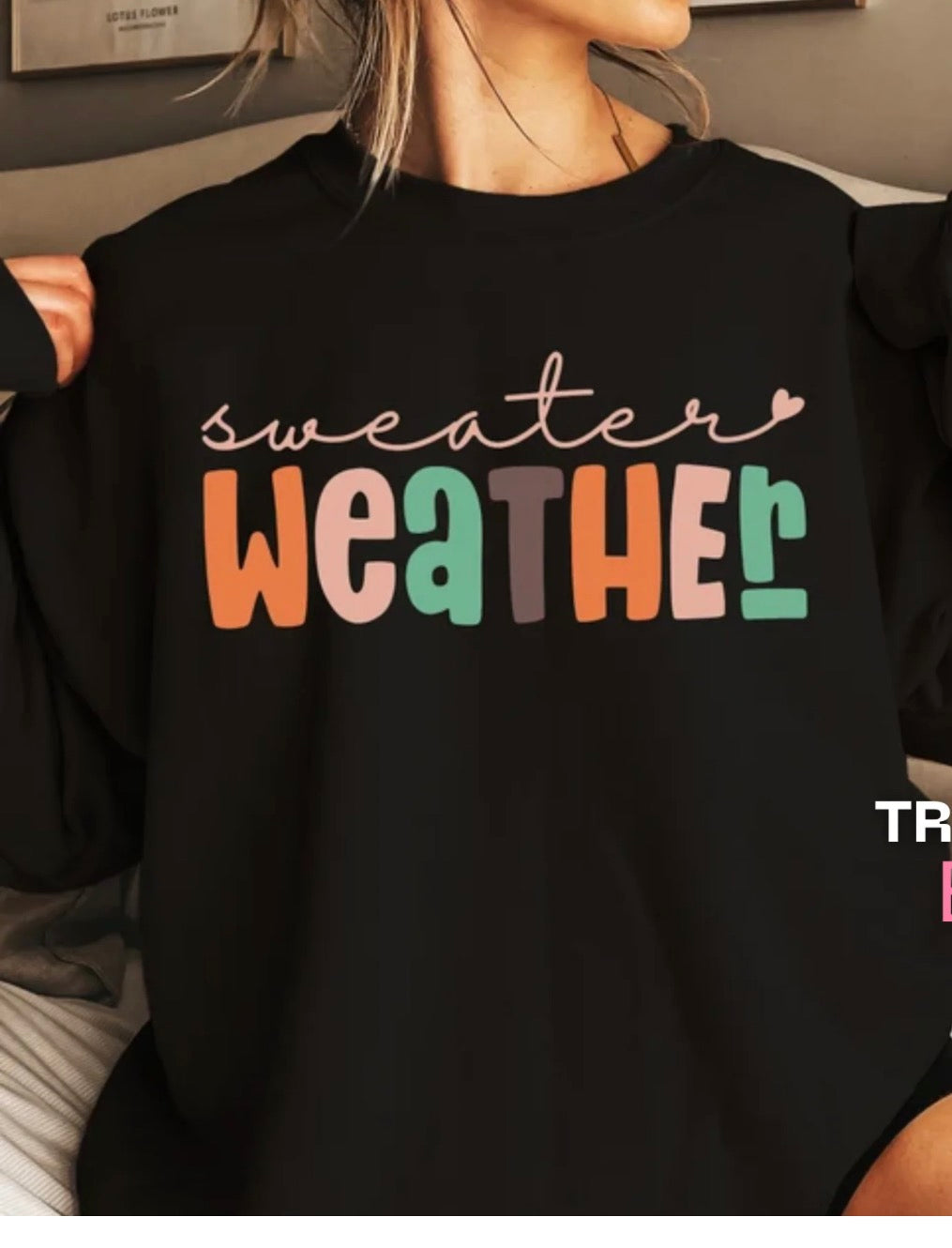 Black Graphic T-Shirt | Sweater Weather
